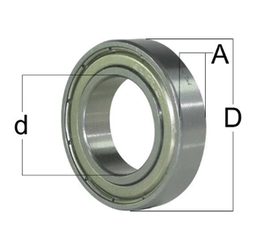 [W00.000-045] W00.000-030/BEARING, BALERO PARA WHIPGUIDE MOLLART (copia)