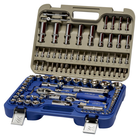 [129-108-4] Juego de dados de 1/4"-1/2", 108 piezas IRIMO una marca de SNAP ON