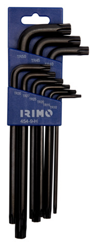 [454-9-H] Llaves Torx inviolables con soporte, 9 piezas, TR10-TR50 IRIMO una marca de SNAP ON