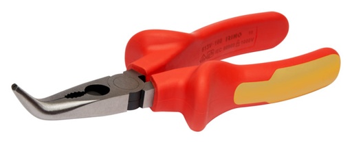[613V-160-1] Pinzas de boca semirredonda curvada aislados, 160 mm IRIMO una marca de SNAP ON