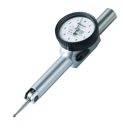 [513-504-10T] INDICADOR DE PESTAÑA 0.01", 0.0001" D= 4/9.52MM , TIPO DE BOLSILLO CON SOPORTE MITUTOYO