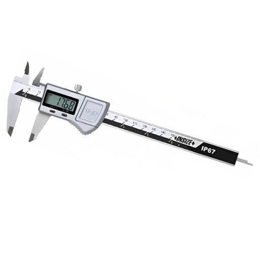 [1115-200] 1115-200 IP67 WATERPROOF DIGITAL CALIPER RANGE 0-200MM/0-8" READING 0.01MM/0.0005" INSIZE