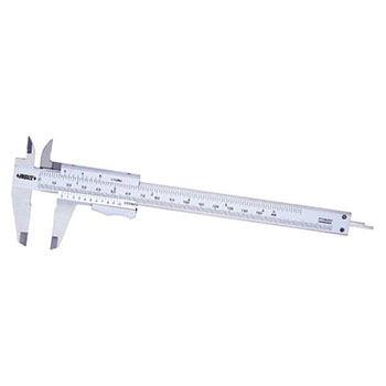 [1223-150] 1223-150 VERNIER CALIPER WITH THUMB CLAMP RANGE 0-150MM/0-6" READING 0.05MM/1/128" INSIZE