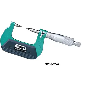 [3230-25A] 3230-25A POINT MICROMETER (30°) RANGE 0-25MM READING 0.01MM INSIZE