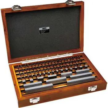 [4100-287] 4100-287 STEEL GAGE BLOCK SET (ISO3650, GRADE 2) RANGE 87PCS INSIZE