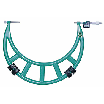 [3506-400E] 3506-400E ELECTRONIC OUTSIDE MICROMETER WITH INTERCHANGEABLE ANVILS RANGE 12-16"/300-400MM READING .0001"/0.001MM INSIZE