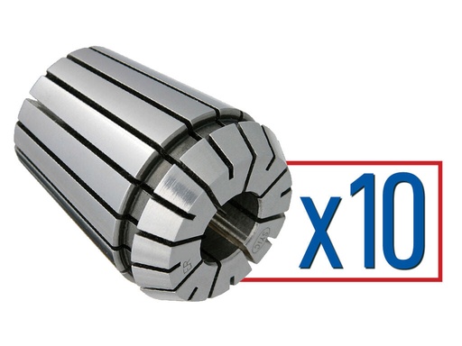 [04202MS] 04202MS : ER 16 x 10 pc Collet Set - Metric