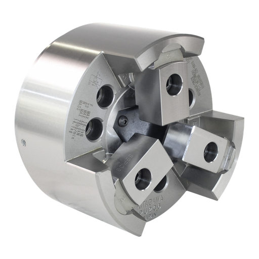 [PU-206] 6" 3-JAW, CLOSED CENTER, PULL LOCK, POWER CHUCKBOLTS: (6) M12X35; (6) M10X70 KITAGAWA