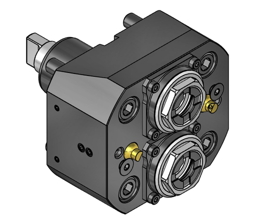 [413002014-40] OD DRILL/MILLING UNIT, DOBLE, EJE Y, PARA BOQUILLAS ER20 EJE Y OFFSET +/- 25mm WTO