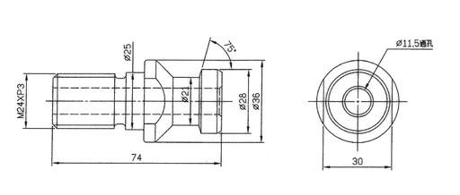 [VK-3088A] PULL STUD DIN69872A-SK50 GOODWAY